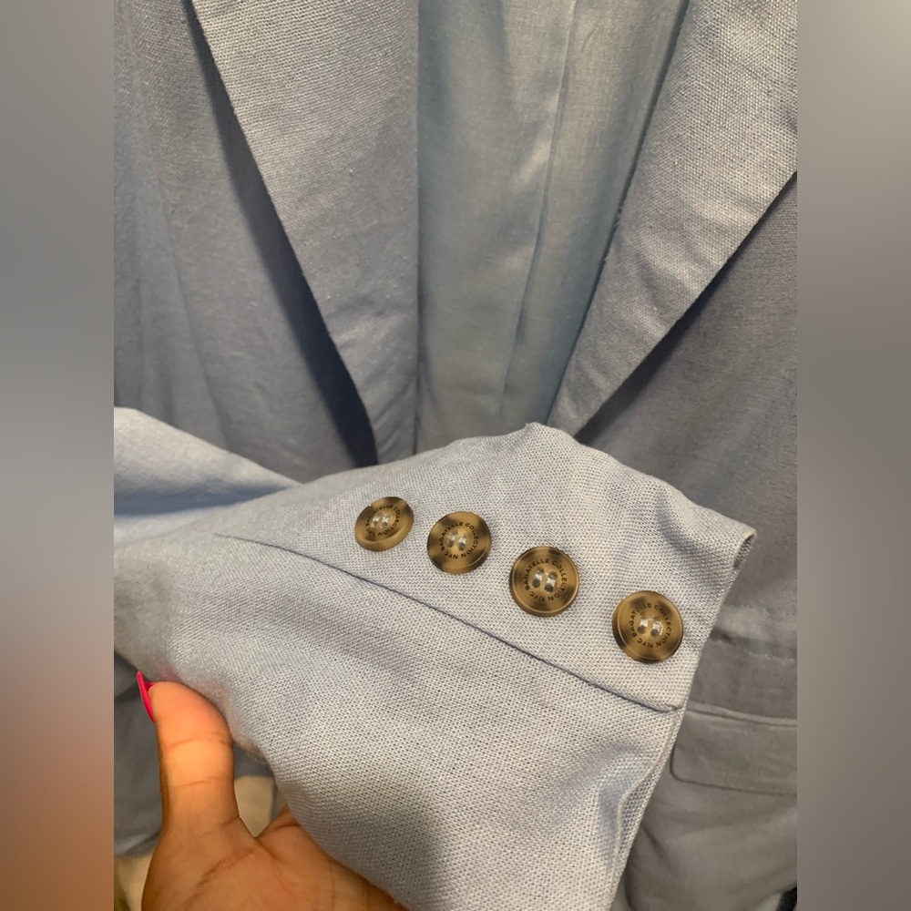 Bagatelle Drawstring Linen Blazer - Picture 7 of 11